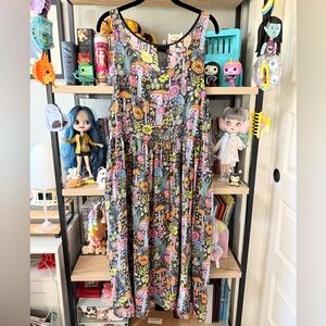 XXL Nooworks Naomi Dress - Mushrooms print by Ash and Chess